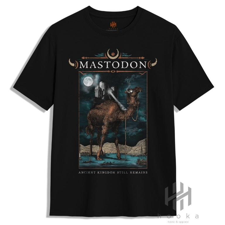 Kaos MASTODON HOOKA Distro Premium Kaos band HEAVY METAL MASTODON