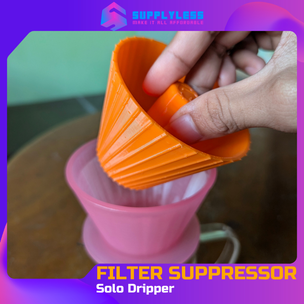 Solo Dripper Filter SUPPRESSOR | Alat Bantu Meratakan Paper Filter | Pressor dan Negotiator