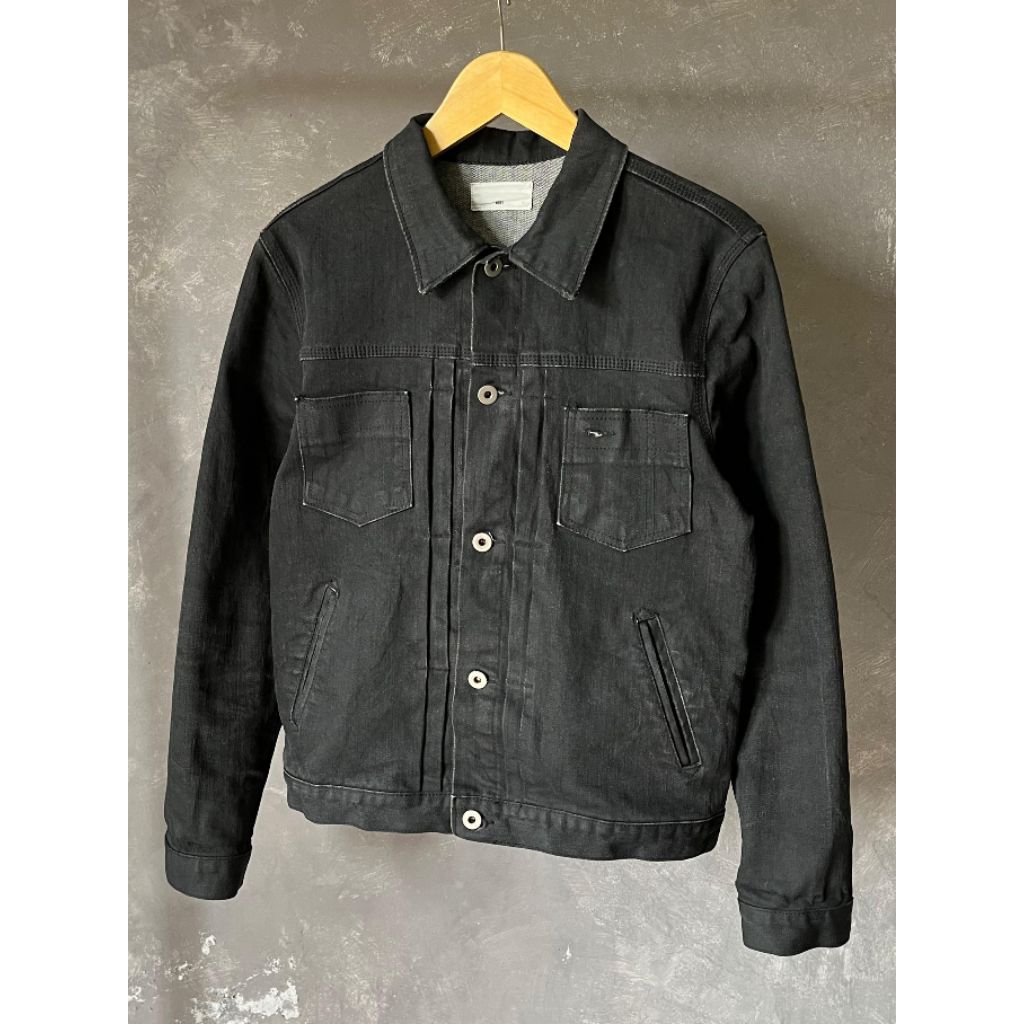 HARE TYPE 2 TRUCKER DENIM JACKET WITH BUCKLE BACK