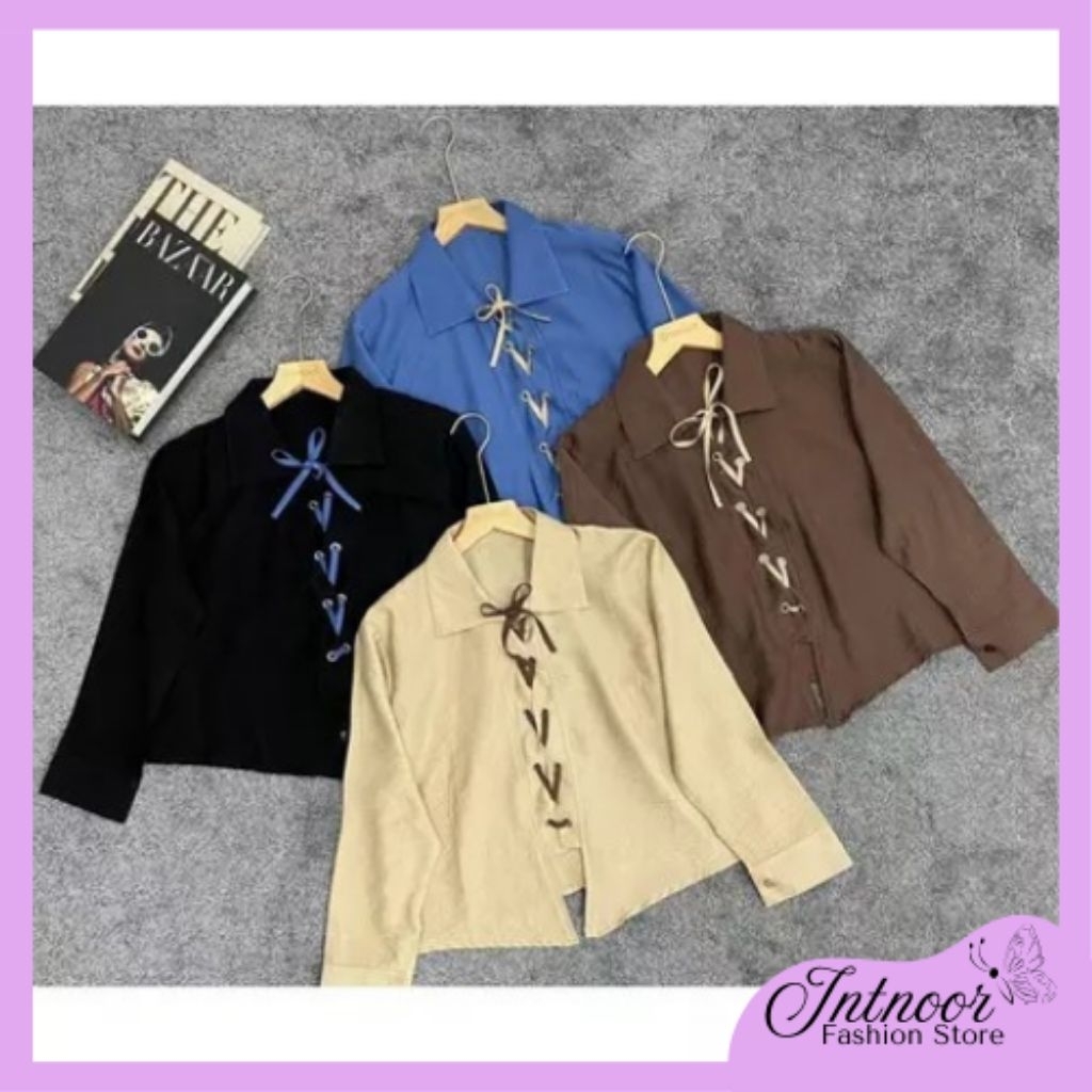 intannoor || Irish Outer Tali Pita // Crop Outer Ribbon Wanita