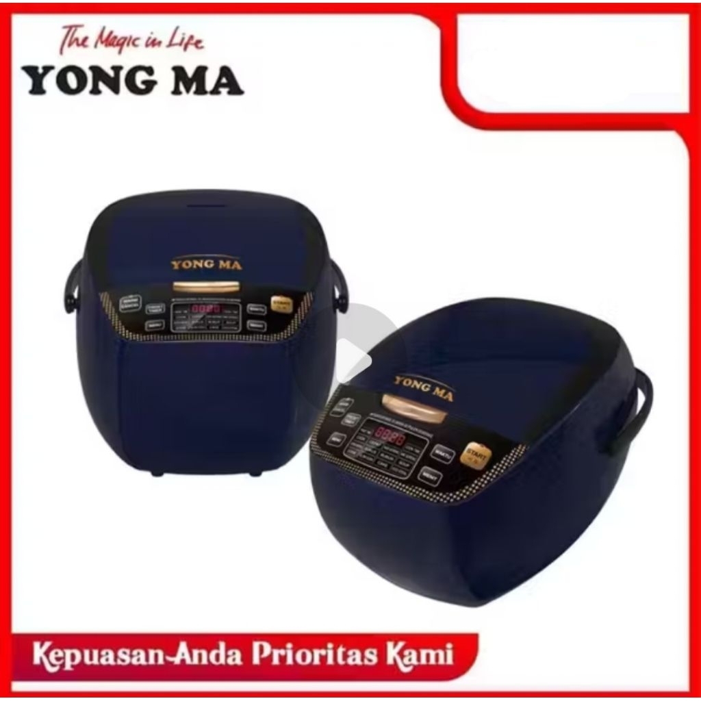 [BLUE] YONG MA SMC8017 / 8017 RICE COOKER DIGITAL 2 LITER