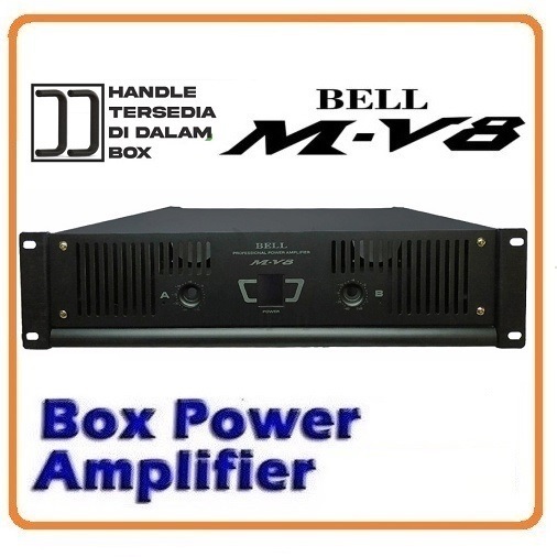 Box Power Amplifier MV-8 BOX BELL MV8 Box Power Amply MV-8 Audio Sound System