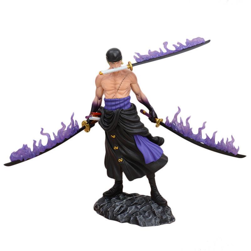 ONE PIECE Zoro Three Swords Action Figure - Action Figure One Piece Rorona Three-Headed Zoro