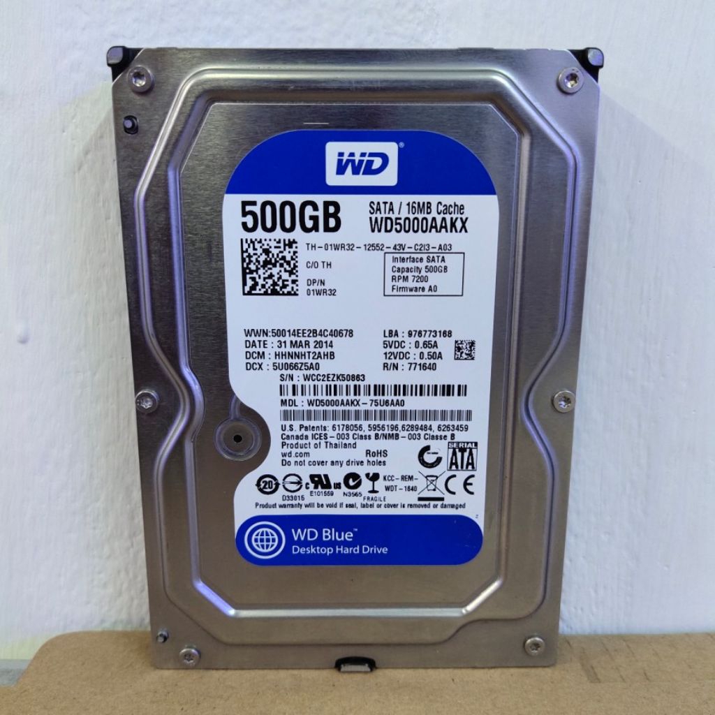 HARDISK HDD 3.5 SATA 500GB