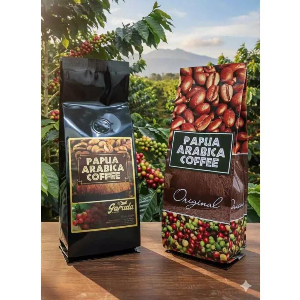 kopi arabica Papua (biji)/ biji kopi Papua arabica/ biji kopi arabica Papua asli/ biji kopi Papua ar