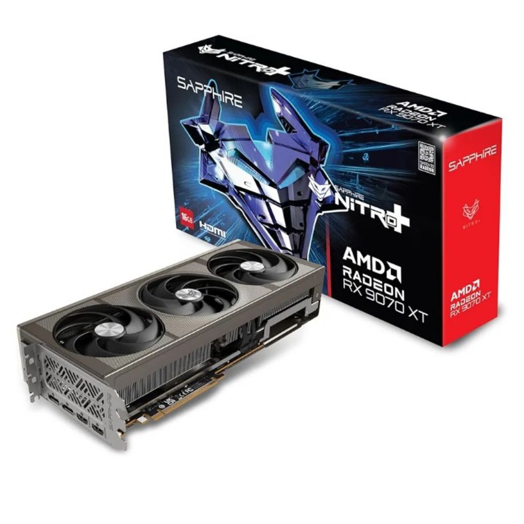 Sapphire NITRO+ Radeon RX 9070 XT 16GB GDDR6 Gaming OC - TRIPLE FAN