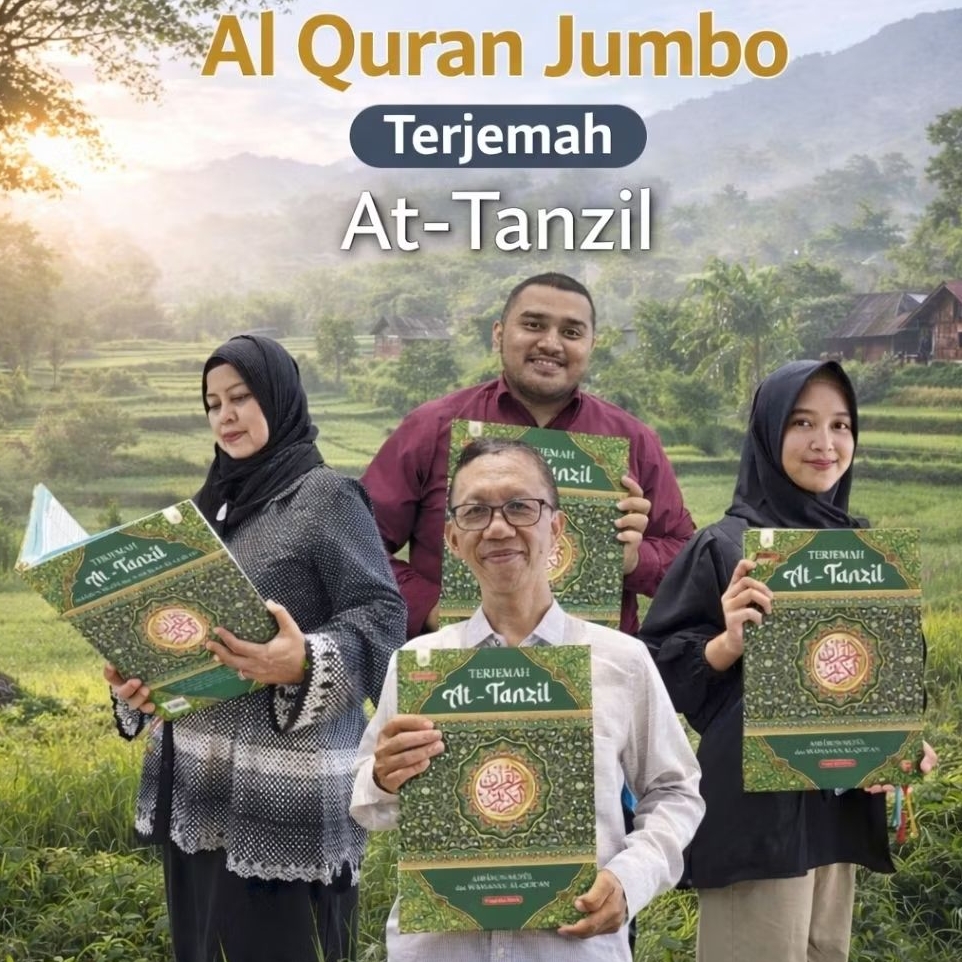 Al Quran Terjemah JUMBO LANSIA B4 At-Tanzil / AlQuran Besar lansia / Al-Qur'an Lansia At-Tanzil
