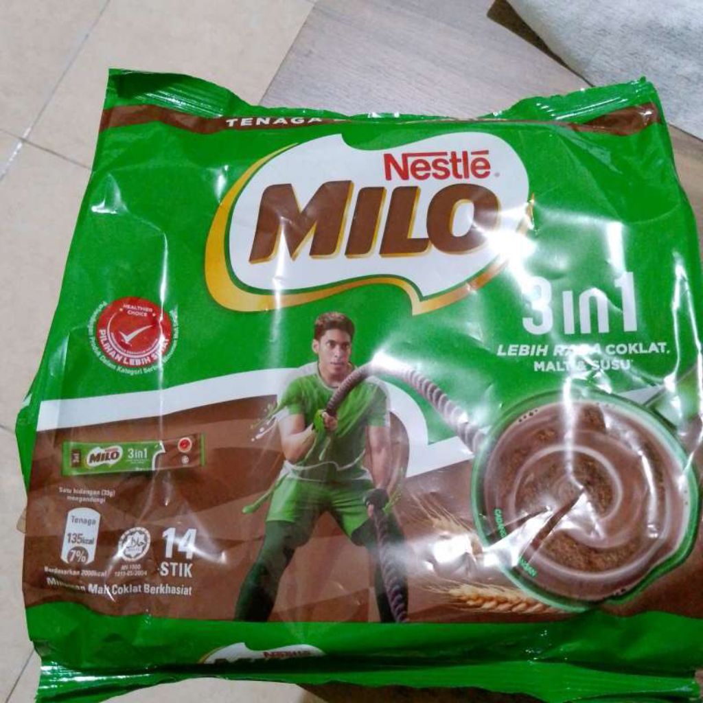 Milo 3in1 Sachet Malaysia