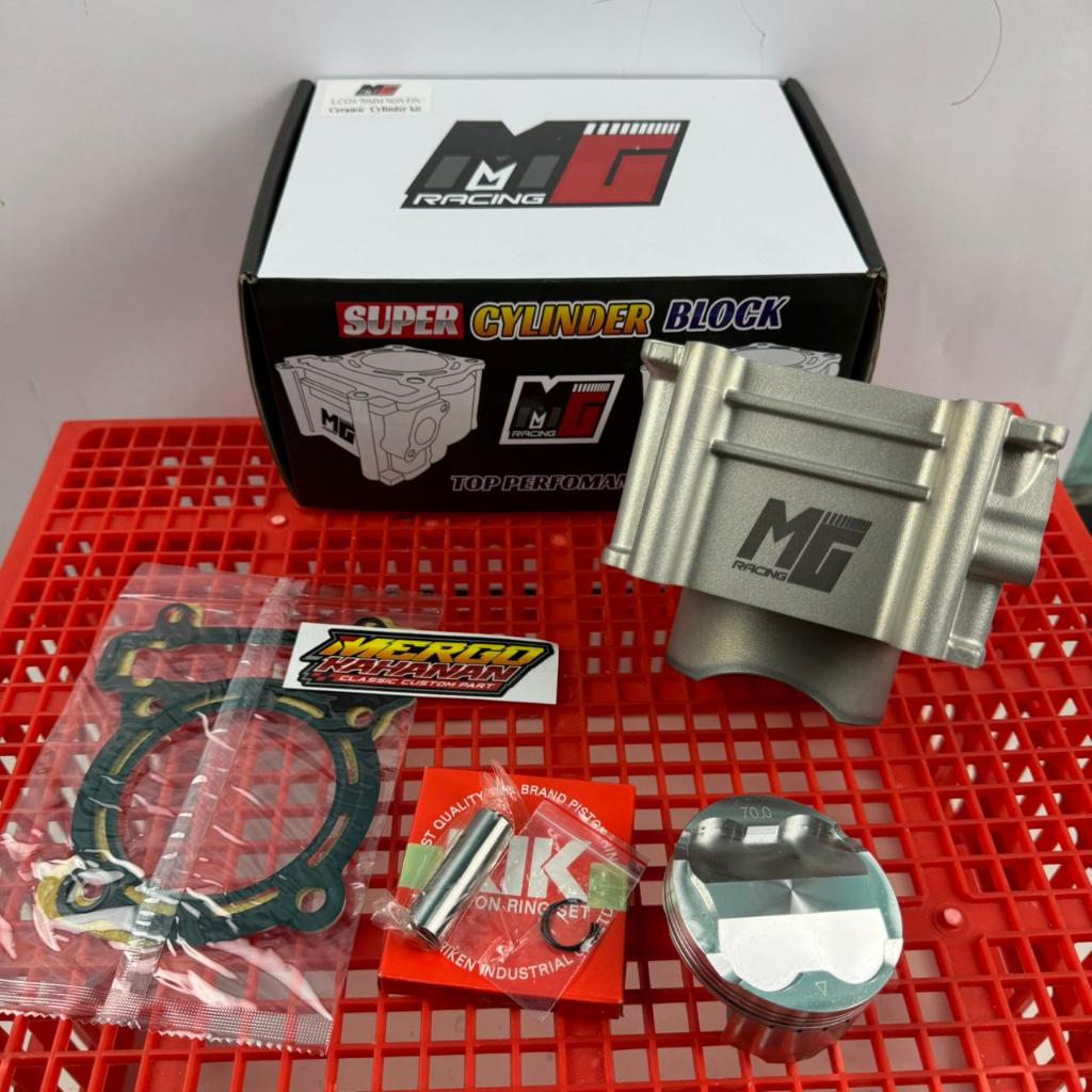 Blok MX King Vixion MG Racing 70mm Set Piston Kit