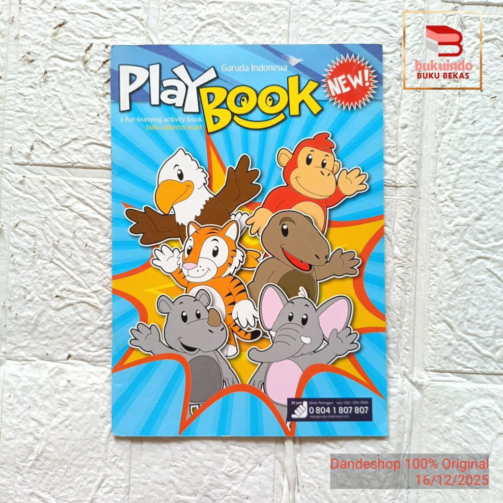 Play Book Garuda Indonesia - Buku Aktivitas Anak