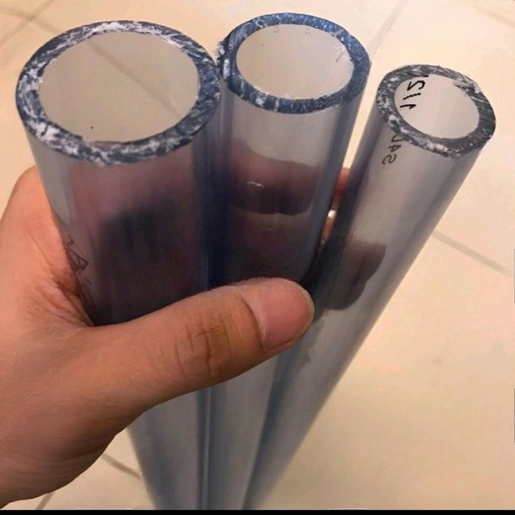 Pipa PVC Clear Transparan Bening Sch40 11/4 inch ( 50cm )