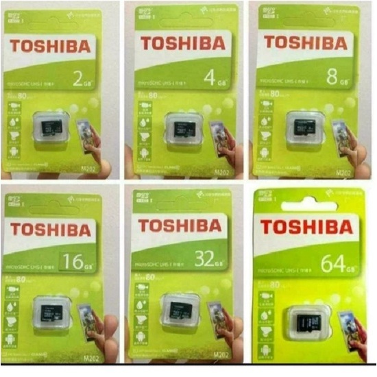 Memori Card Toshiba MMC 16GB 32GB 64GB 128GBMicro SD card Memori Hp
