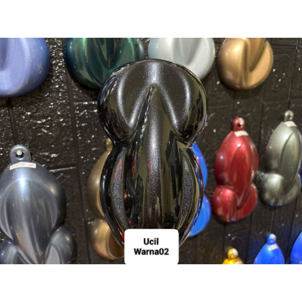 cat Moonlight black pu + free dasaran hitam solid bahan pu