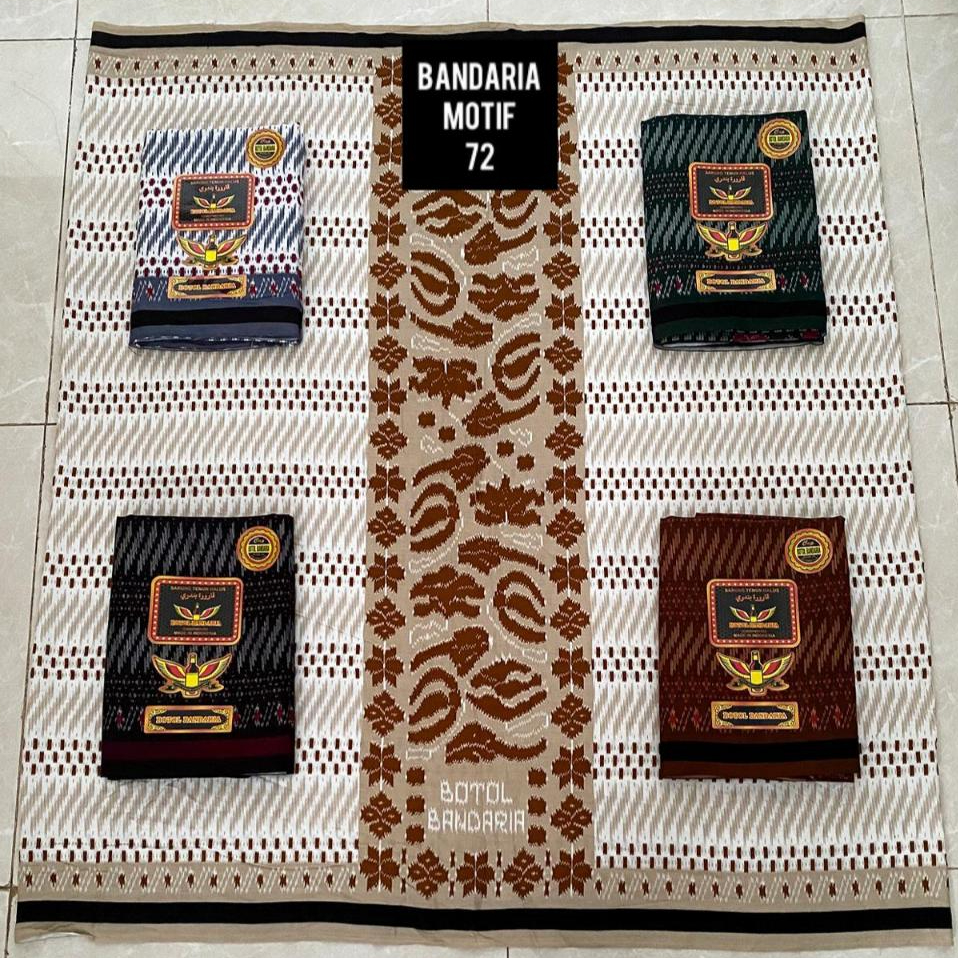 Sarung Goyor Printing Botol Bandaria Bin Syech Sarung Goyor Semi Tenun Bandaria