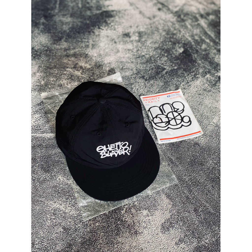 CAP SIX PANEL GHETTO SLAYER GS BLACK