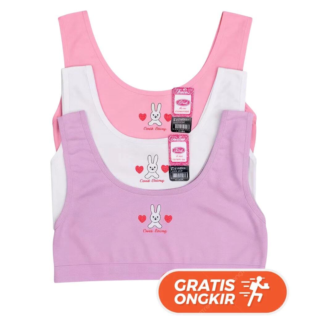 GROSIR 1Lusin Miniset Anak Remaja Wanita Miniset Anak Wanita Usia 8-15 Tahun SD SMP SMA Bahan Adem