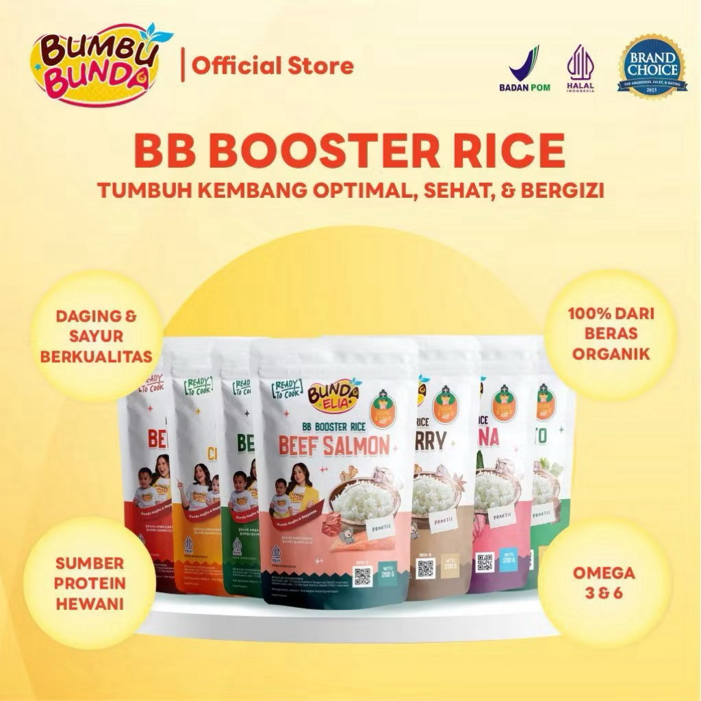 BB Rice Booster Bumbu Bunda by Elia BB Booster Rice / Beras BB Booster / Nasi Instan (BB Booster) / 