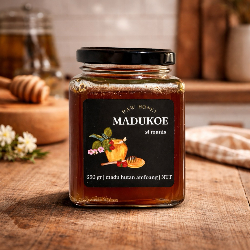 Madu Hutan Asli Amfoang NTT 350gr – Si Manis MADUKOE - Madu Murni Madu Hutan Liar