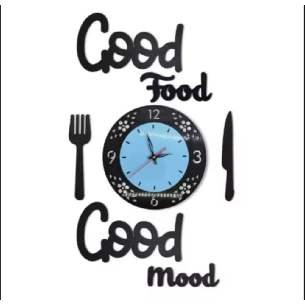 Jam Hiasan Dinding Dapur Unik Good Food