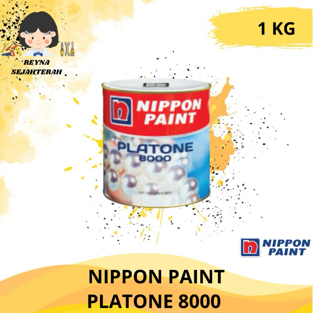 CAT KAYU DAN BESI NIPPON PAINT PLATONE 8000-1KG