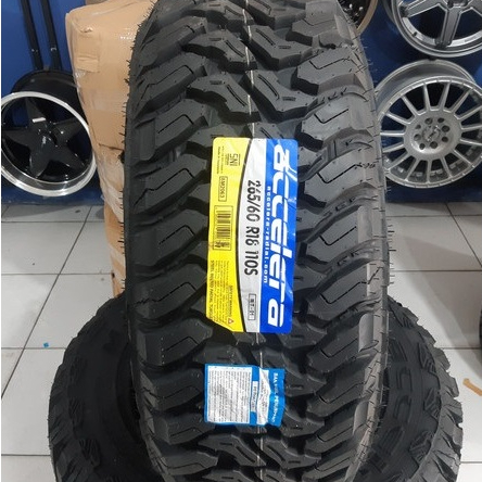 BAN MOBIL CATOK / OFFROAD 265 60 R18 ACCELERA MT PAJERO FORTUNER