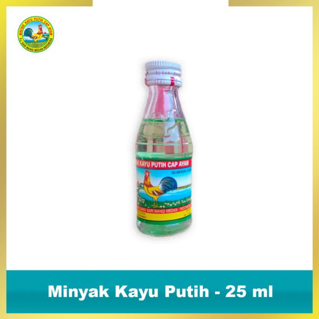 MKP CAP AYAM 25 ML MINYAK KAYU PUTIH AYAM MINYAK KURANG GATAL Obati Masuk Angin, Mual, Kembung, meng