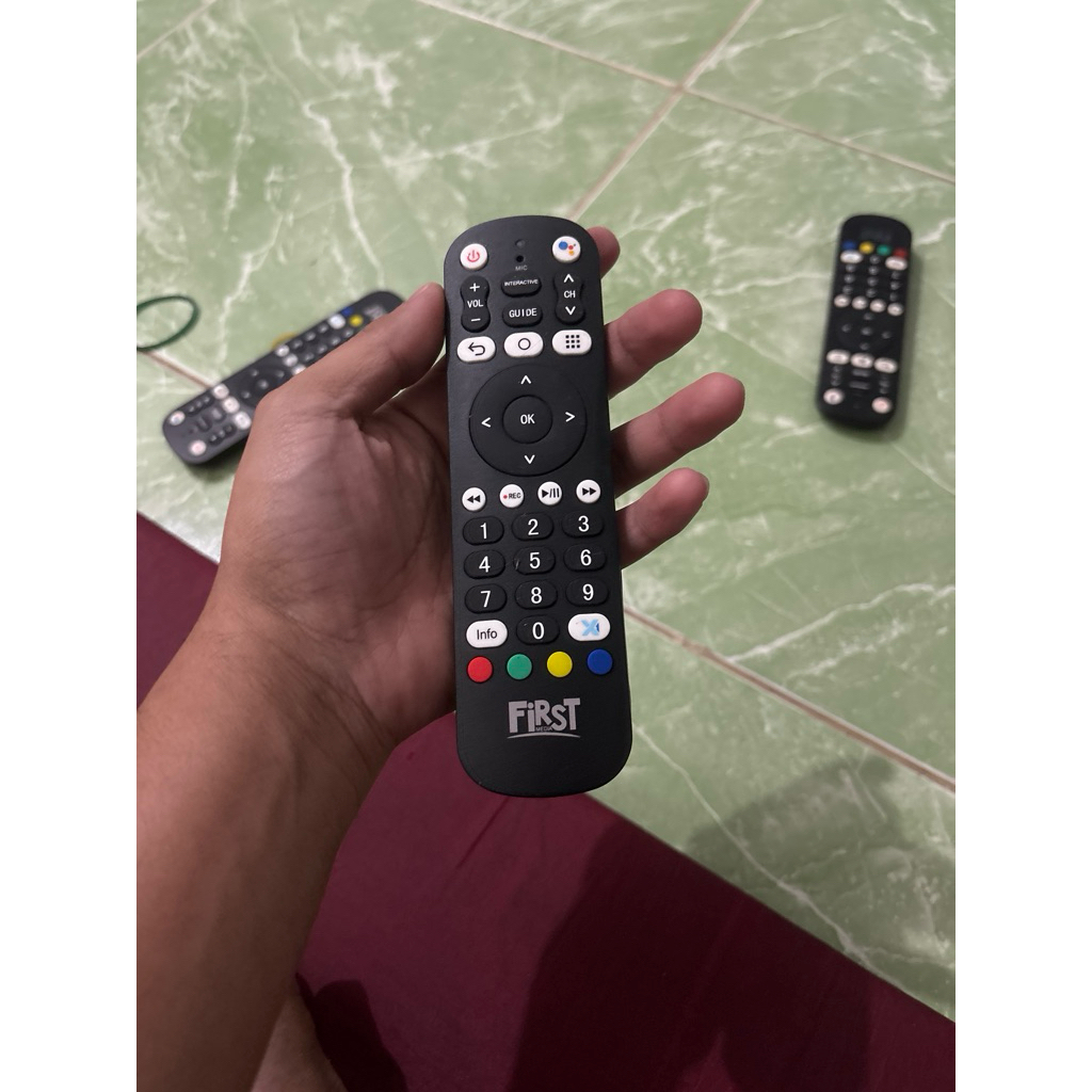 Remote STB X1 Prime FirstMedia Original dengan Suara (Voice)