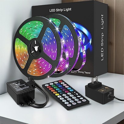 PAKET LAMPU LED STRIP 15M Lampu LED Strip 5050 RGB Warna Warni Lampu led strip 10 meter Lampu Kamar 