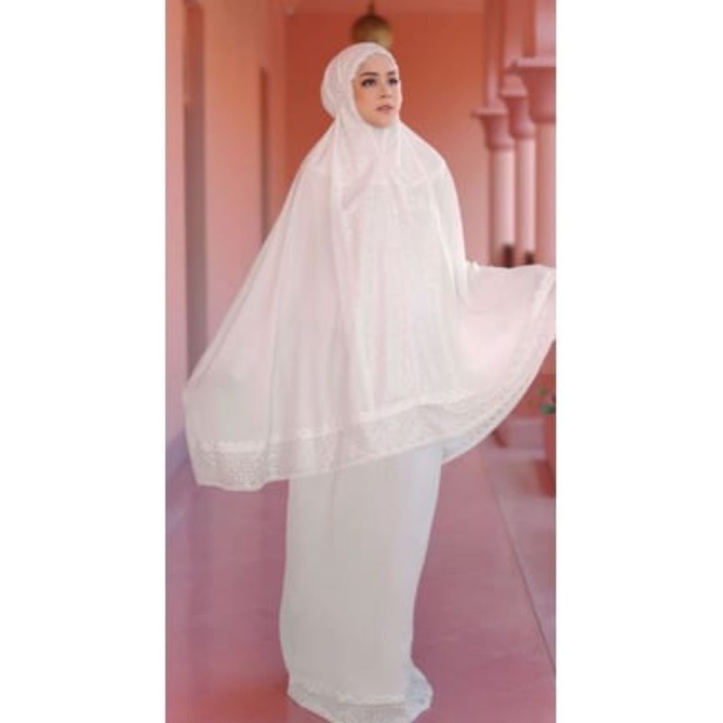 Buttonscarves Signature Lace prayer robe for kids, as is items