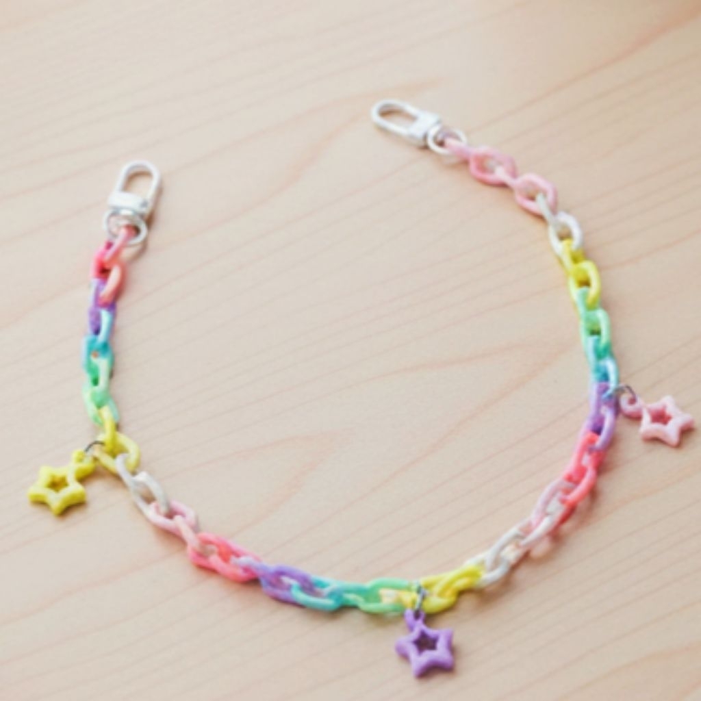 BAG CHARM BINTANG RANTAI GANTUNGAN TAS GANTUNGAN CELANA JEANS KEYCHAIN