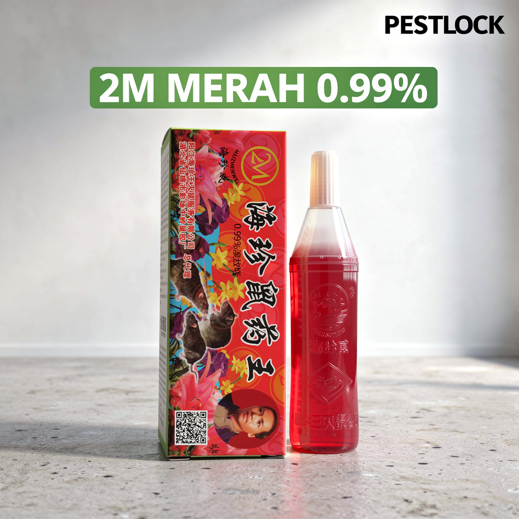 RACUN TIKUS CAIR 2M MERAH SUPER AMPUH/ RACUN TIKUS TETES AB 2M