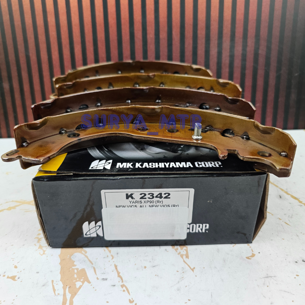 KAMPAS REM BELAKANG BRAKE SHOE YARIS NEW VIOS MK KASHIYAMA K2342