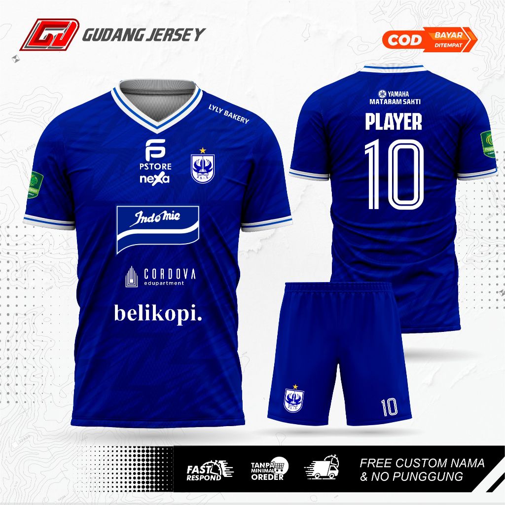 JERSEY PSIS SEMARANG TERBARU 2025/2026 GRATIS TAMBAH NAMA DAN NOMER PUNGGUNG