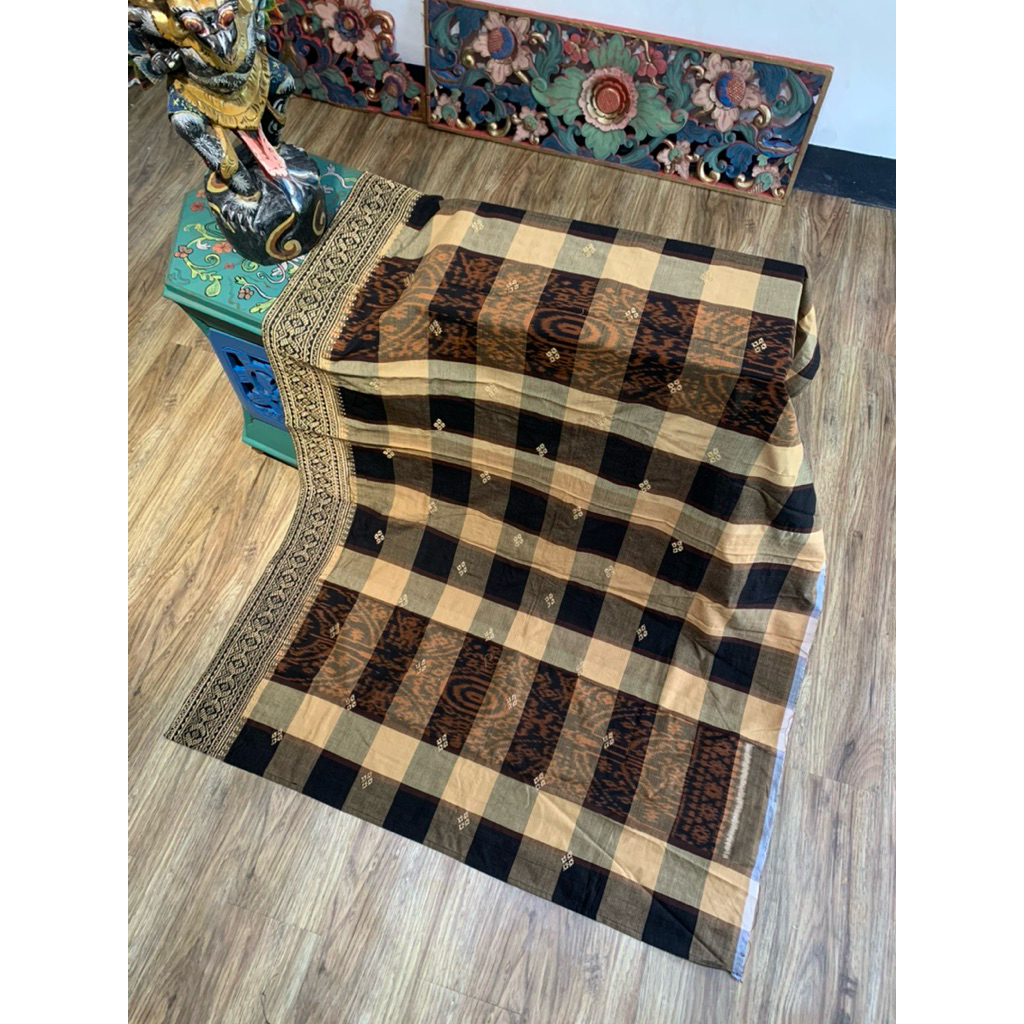 Saput Endek Bordir Premium | Saput Endek Bali | Saput Endek Tumpal