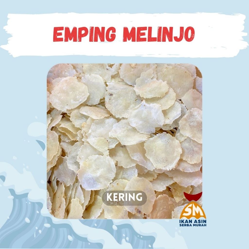 Emping Melinjo Super | Emping Tipis Kering
