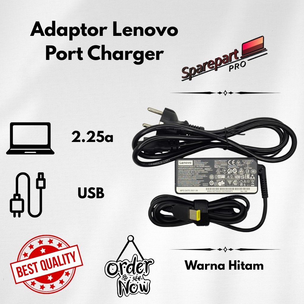 Adaptor Charger Laptop Lenovo Yoga 300 300S 300-11 300-11IBR - GARANSI