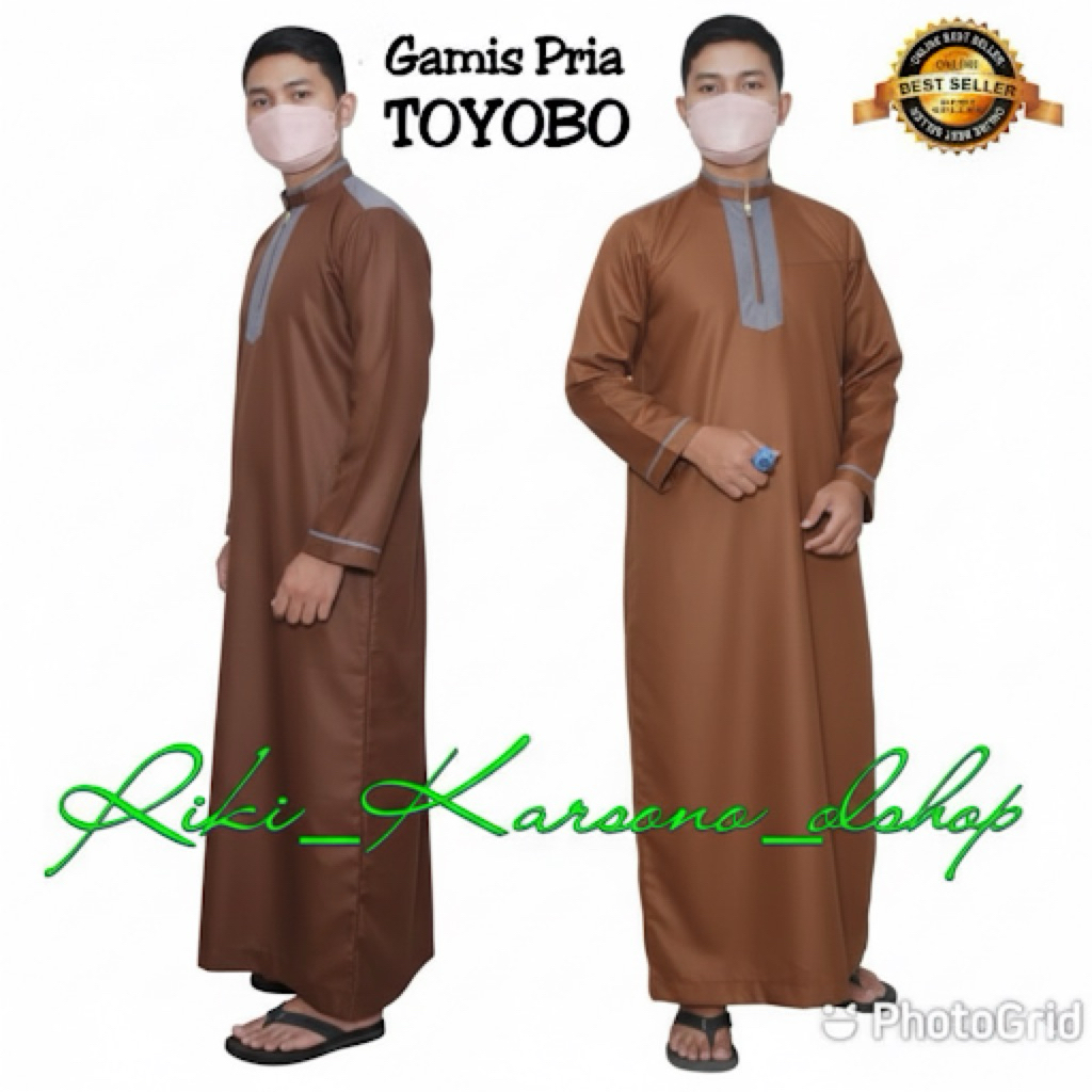 GAMIS PRIA kombinasi warna TOYOBO Premium