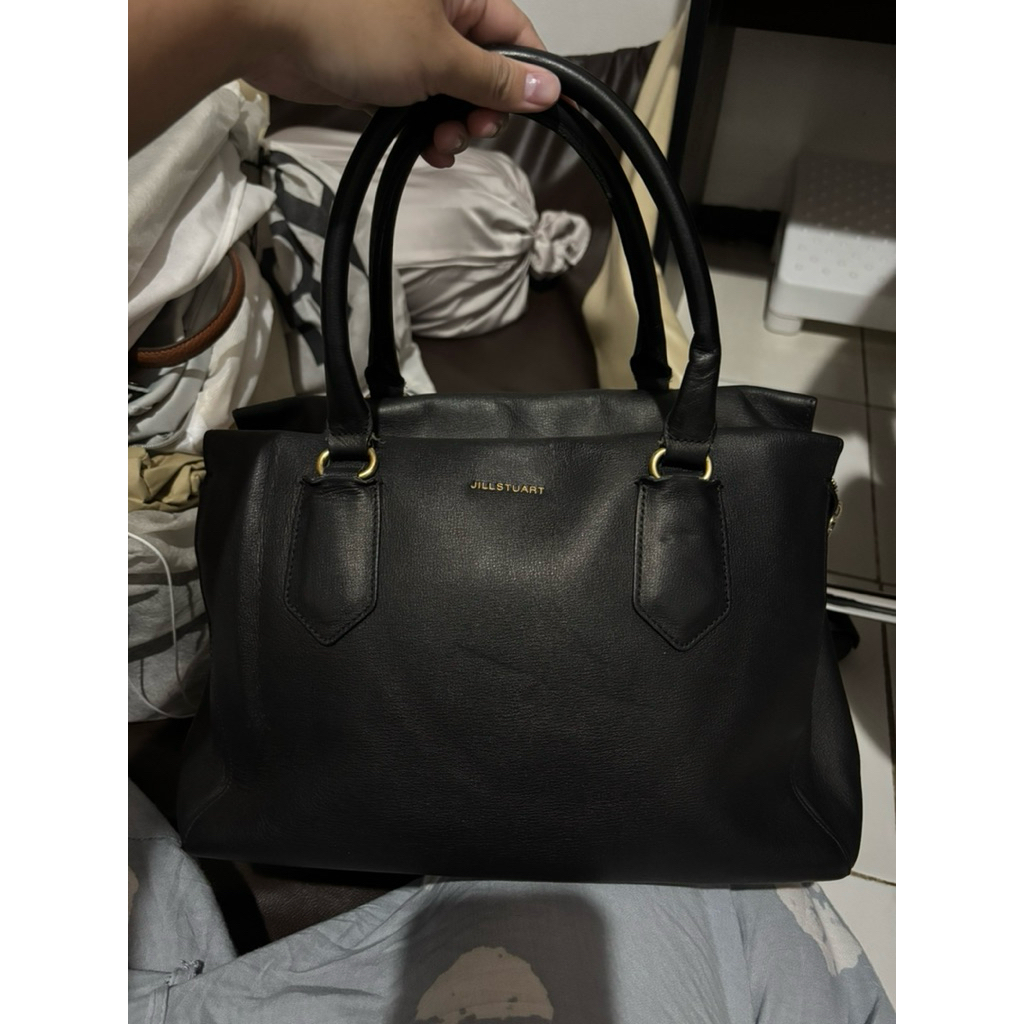 Authentic jill stuart tas hand bag hitam original