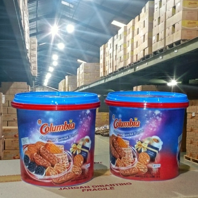 2 Pcs Columbia Biskuit Timba Assorted 350gr