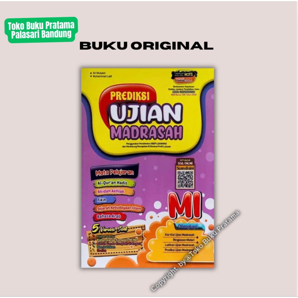 Prediksi UAS UAM Ujian Asesman Madrasah Ibtidaiyah 2026 kelas 6 Mi - ORI