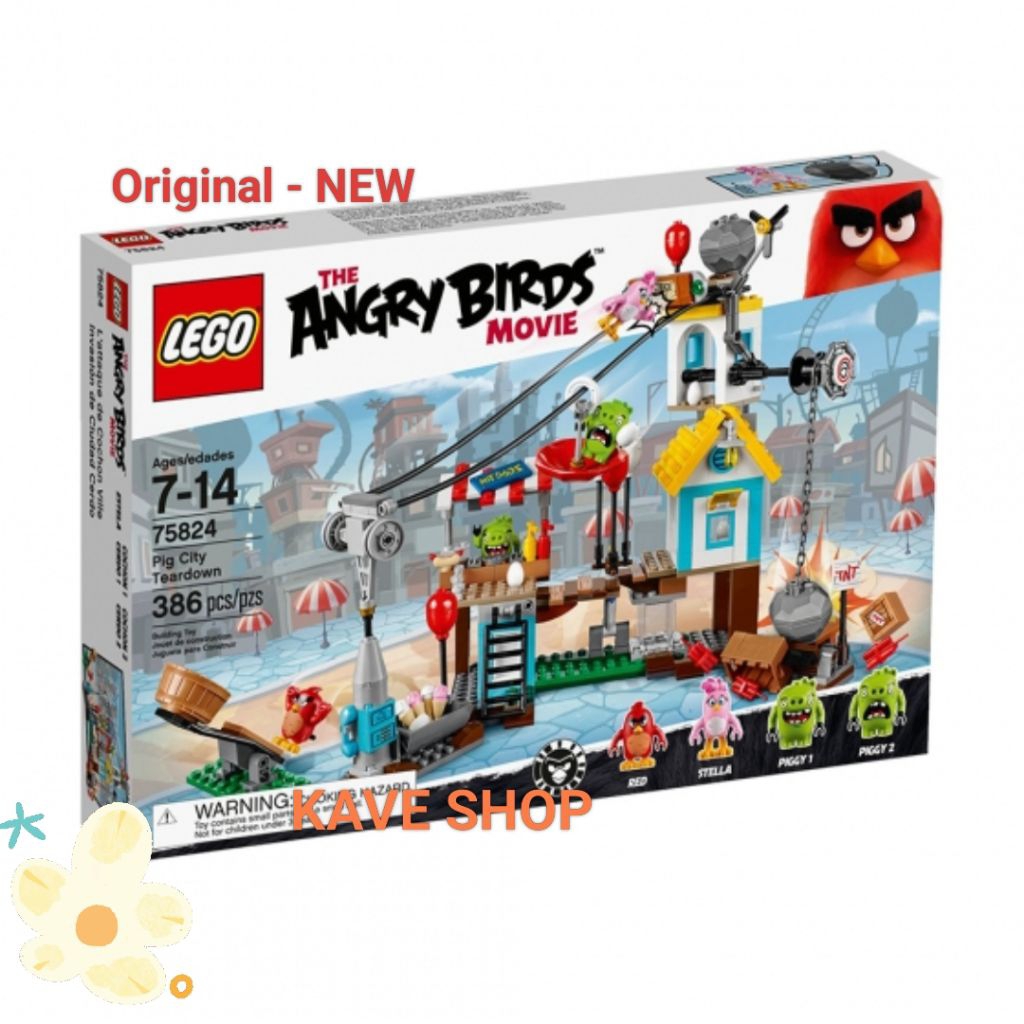 LEGO 75824 Angry Birds : Pig City Teardown