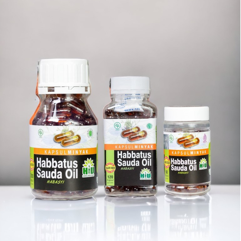 Habbatussauda Oil Kapsul - HIU | 60Kps 120kPS 200Kps