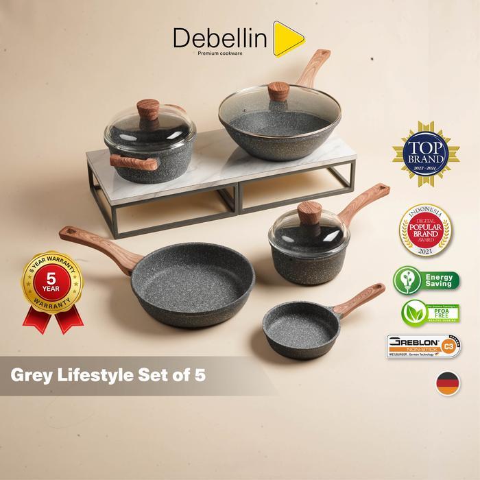 Debellin Premium Cookware Set - Lifestyle Granite Package