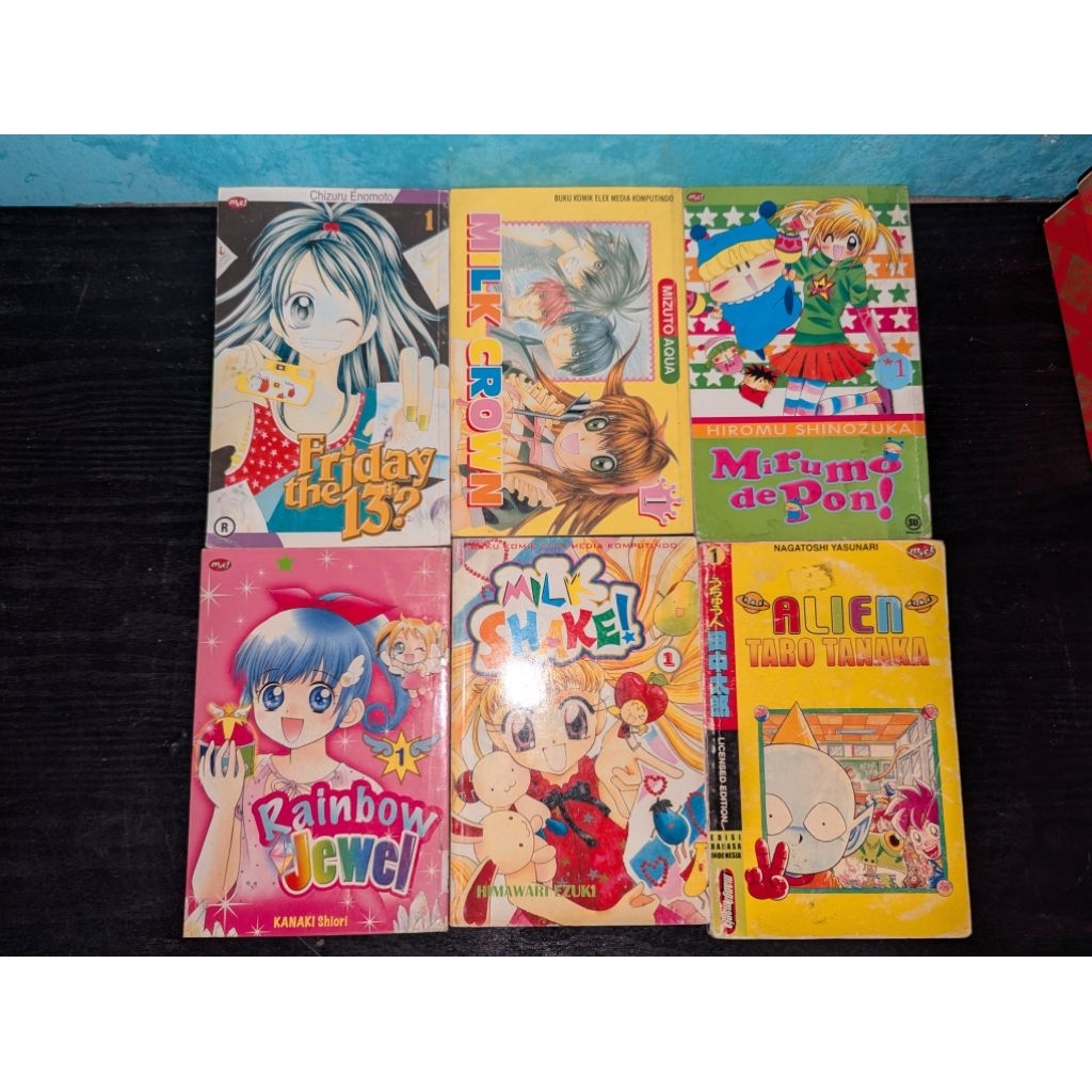 KOMIK SERIES CABUTAN BEKAS KOLEKSI PRIBADI SHOJO ANAK & FANTASI | Friday the 13th? | Milk Crown | Mi
