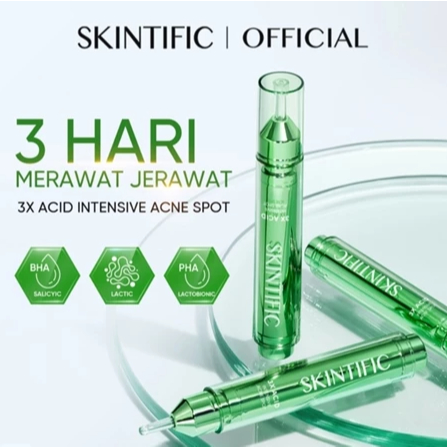 SKINTIFlC - 3X Acid Intensive Acne Spot Gel 11g | Acne Treatment Spot Gel Acne Spot Dark Spot