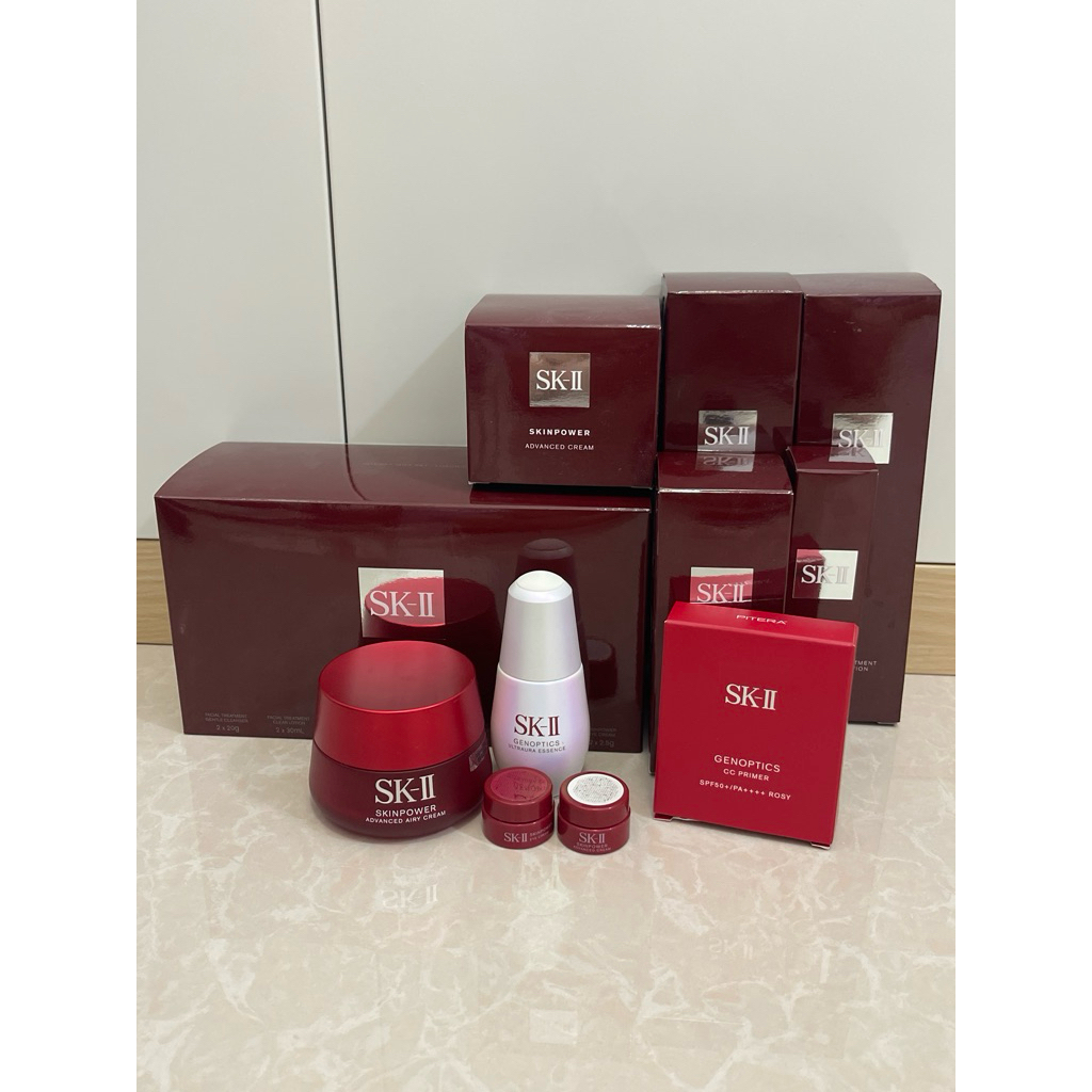 Botol SK-II Original , SK-II EMPTIES , Highend empties , Skincare empties , Box original SK-II , Mur