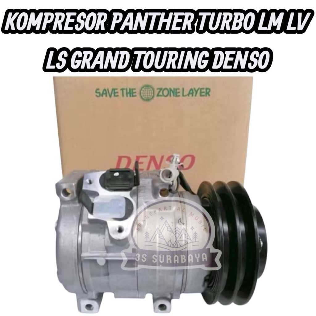 Compressor Compresor Kompressor Kompresor AC Mobil Isuzu TBR54F TBR 54F Panther Kapsul MESIN TURBO  