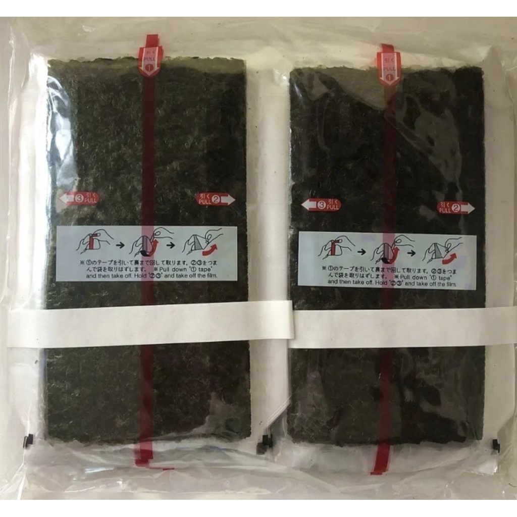 Onigiri Wrap With Nori Standard Grade 100 Lembar