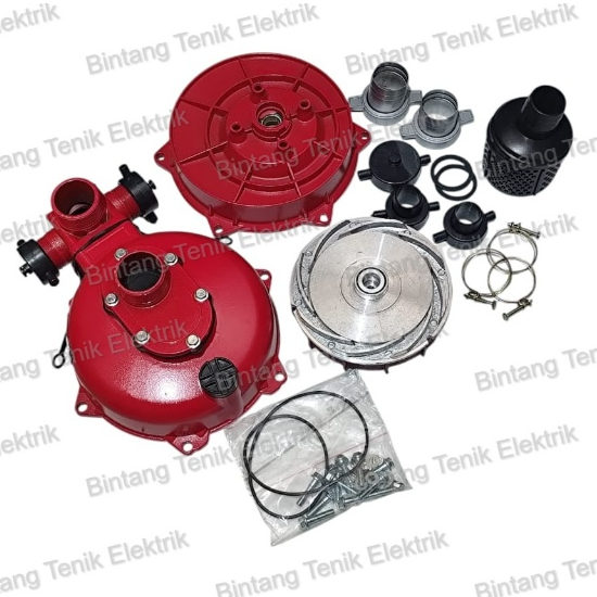 Keong Pompa Pemadam 2 Inch Double Impeller Tekanan Tinggi Pompa Pemadam 2inch