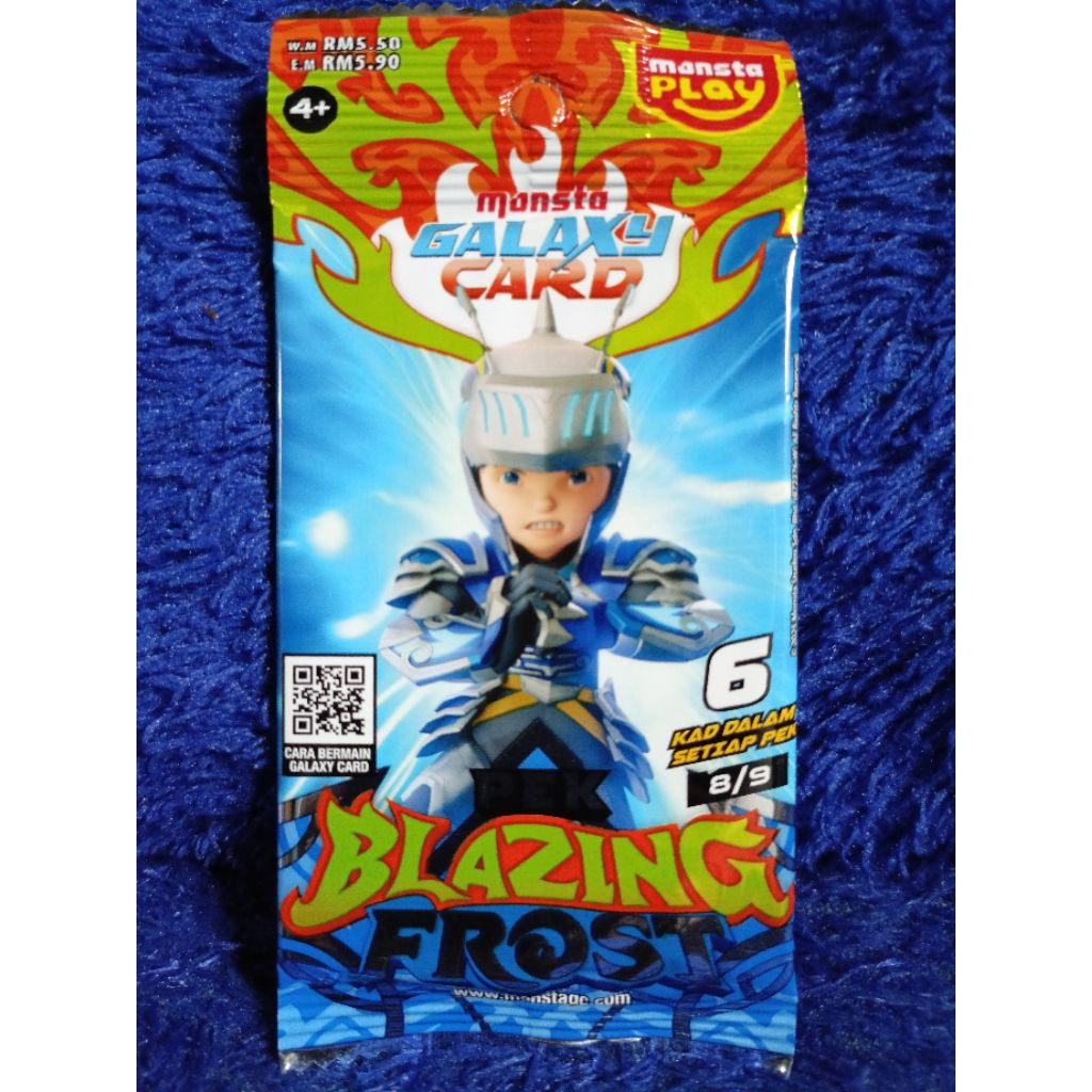 kartu Boboiboy pek Blazing Frost 8/9